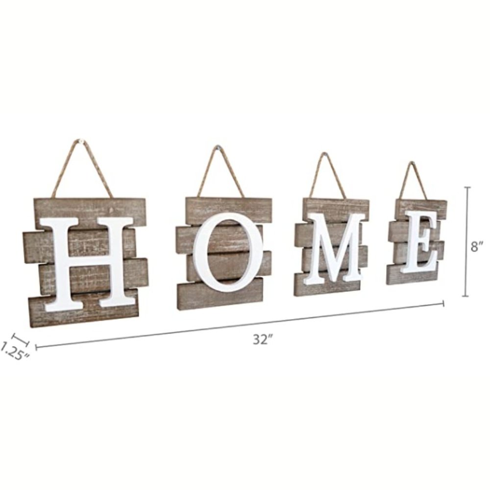 Rustic Lettered Hanging Sign - Picture 2 of 4